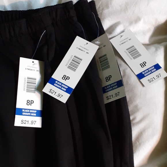 COPY - Alia Elastic Waist Black Pants - Picture 2 of 3